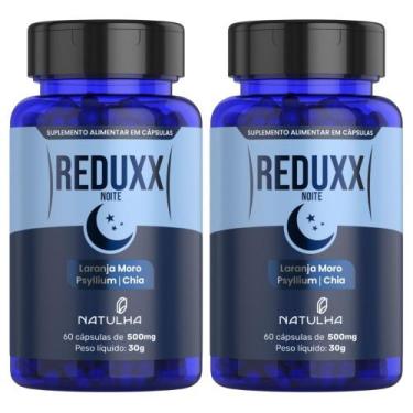 Imagem de KIT 2X Reduxx NOITE (Laranja Moro, Psyllium, Chia) 60 cápsulas - Natul