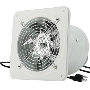 Imagem de MissHoney Exaustor de 8 polegadas 735CFM Ventilador de exaustão de janela de banheiro Ventilador de ventilação do sótão para cozinha extrator de ar para cozinha para cofre de teto sótão, estufa, porão