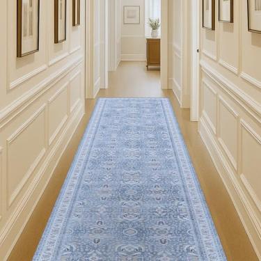 Imagem de Fame Living Tapete de área lavável. Casa de fazenda moderna. Vintage. Turco. Boêmio. Atirado. Oriental. Tradicional. Tapetes para sala de estar. Jantar. Quarto. Escritório. Entrada. Foyer. (866CBl