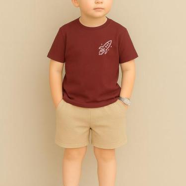 Imagem de Conjunto Infantil Masculino Estampa Foguete 115 Fofo Várias Cores Look