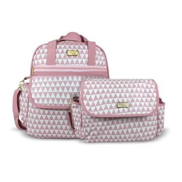 Imagem de Kit Maternidade 3 Pçs Sacola Vira Mochila Frasqueira Mave - MAVE BABY,