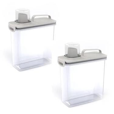 Imagem de Dispenser Trava Mais Cristal Bico Dosador Multiuso 3 Litros (1, Branco Marmorizado, Grande)