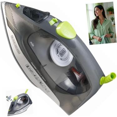 Imagem de Ferro Passar Roupas Black+Decker FX2750-BR Seco Vapor 1200W 340ml Luz Piloto Anti Gotejamento