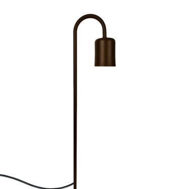 Imagem de Luminária De Chão Balizador Espeto Jardim Gu10 50Cm Marrom