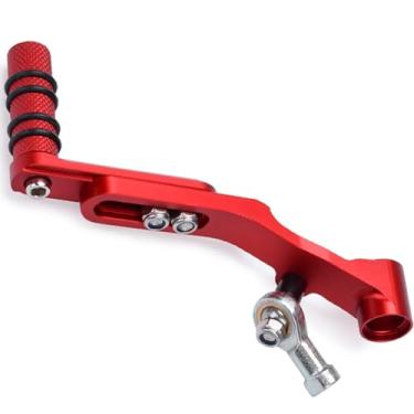 Imagem de 3DSKY Pedal de mudança de marcha esquerda da motocicleta compatível com Hon-da CBR500R, CB500X, CB500F (vermelho)