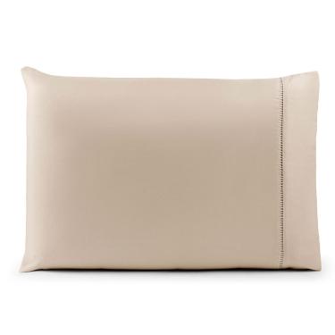 Imagem de Fronha Avulsa 70cm x 50cm 1 Peça Laura  Toque Percal 200 Fios 100% Poliéster - Cáqui
