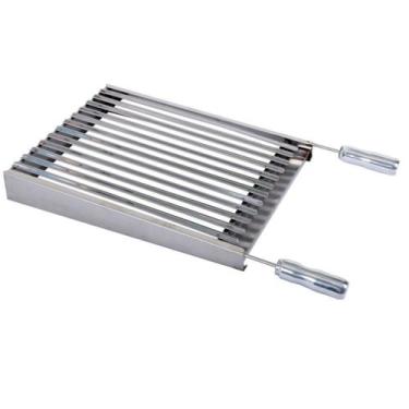 Imagem de Grelha Modelo Parrilha Medidas 55x45cm Aba Feito Em Inox 430 - WRSTEEL