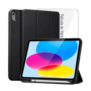 Imagem de Capa Smart Cover Case P/ iPad 10 Ger. 10.9 10,9 + Película - BDNET