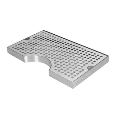 Imagem de Bothyi Bandeja coletora de cerveja para dispensador de bebidas, bandeja coletora removível e resistente de metal premium para Kegerator, para clube,