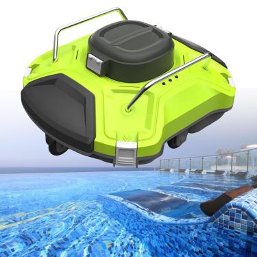 Imagem de Aspirador De Piscina RobóTico Sem Fio, Mapeamento Inteligente De Aspirador De Piscina De Escalada De 5000 Mah, Aspirador De Piscina Robô Dura 180 Minutos, Ideal Para Piscinas Enterradas