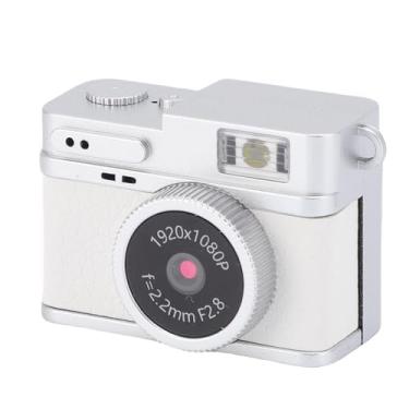 Imagem de ZJchao Câmera de Keychain Vintage HD 1080p Câmera de Vídeo Digital Compacta Com Tela Portátil de Tela de 0,96 Polegada para Fotografia Ao Ar Livre e Gravação Diária Material ABS (Branco)