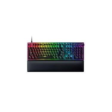 Imagem de Teclado Gamer Razer Huntsman V2, Chroma RGB, Switch Óptico Red, com Apoio de Pulso, Preto - RZ03-03930200-R3U1