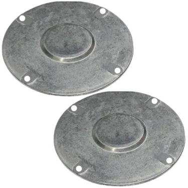 Imagem de 2 Tampa P/condulete Redondo Alumínio Medida 3/4 Sieg