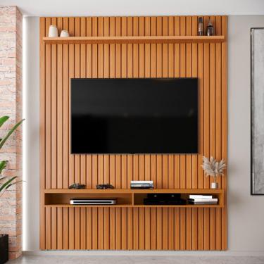 Imagem de Painel Ripado para TV Até 75 Polegadas Intense com Nicho 184cm