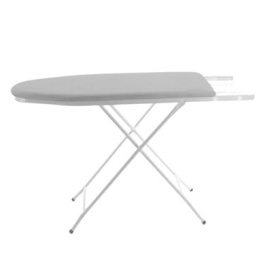 Imagem de Tábua de Passar Roupa Dobrável NO2PROBLEMS Estrutura Reforçada, Suporte para Ferro e Tecido Térmico
