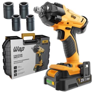Imagem de Chave De Impacto 13mm 350nm 2300rpm Maleta E 4 Soquete 21V K21 Wap