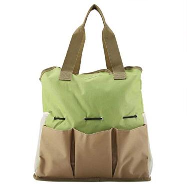 Imagem de Cffuvros Bolsa de Ferramentas de Jardim, Sacola de Jardinagem de Lona, ​​5 Bolsos Externos, 2 Bolsos Internos do Porta -Ferramentas de Jardinagem (Ferramentas Não Incluídas)