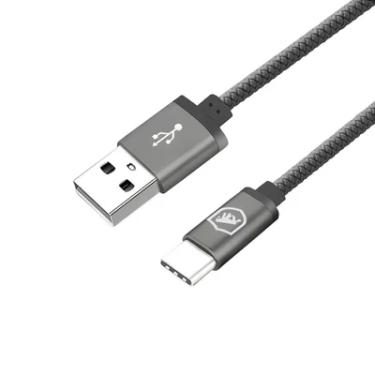 Imagem de Cabo Symetric - Cinza - Tipo C / Usb-a - 1,5m - Gshield