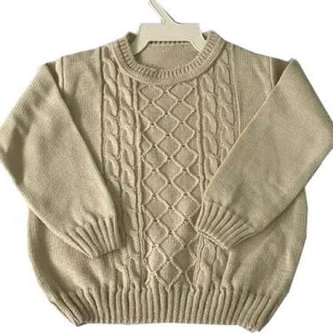 Imagem de Blusa Aran Infantil Masculino - Kowak, Bege, P