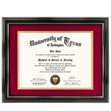 Imagem de Frame Graduation Mall 21 x 29,7 cm Diploma com tapete 28 x 35,5 cm sem