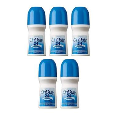 Imagem de Desodorante Golden Crystal On Duty 24 Hours Sport Roll-on x5