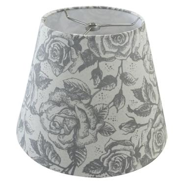 Imagem de TOOTOO STAR Candeeiros pequenos, abajures impressos para candeeiros de mesa 15 cm de cima x 25 cm inferior x 19 cm de altura, substituição de abajur de tecido para lâmpada de cabeceira, arandelas de