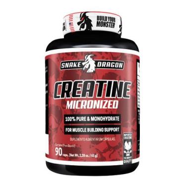 Imagem de Creatine Micronized Snake Dragon 90 Cápsulas