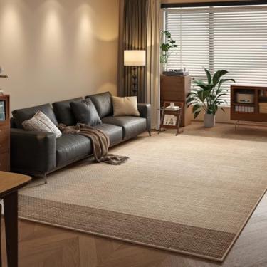 Imagem de Tapete grande para sala de estar, cabeceira, quarto, chão, pelo de laço, tapetes à prova d'água (200x300 cm/WR2262-QT)