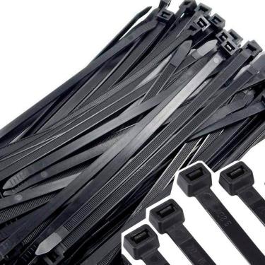 Imagem de Abraçadeira Nylon Enforca Gato 7,6X400Mm Preto Com 1000 Un