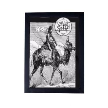 Imagem de Lindo Quadro decorativo daemon goetia rei paimon P8464