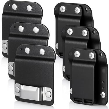 Imagem de Zonon Conjunto de 3 peças de suporte de fita métrica para martelos de cinto, fita tática, clipe de cinto, furadeira de perfil baixo, combina com qualquer tipo de coldre (7 x 10 cm)