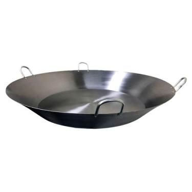 Imagem de Tacho Paellera Paeja Aço Carbono Beira Baixa 2mm 91cm 56L - Jamar