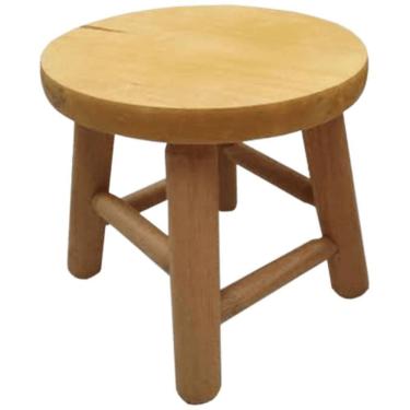 Imagem de Banqueta-mocho Em Madeira De Eucalipto E Pinus Pequeno 24cm - Volnei Dalcin Banqueta-mocho De Madeira Pequeno 24cm