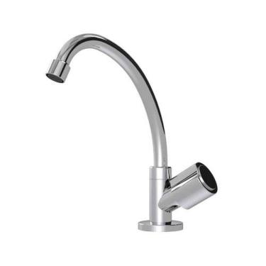 Imagem de Torneira Mesa Bica Móvel Alta 1168 C40 Abs 1/4 De Volta - Dn15 - Vedação Mvc