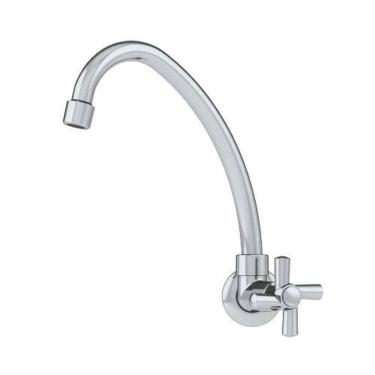 Imagem de Torneira Parede Bica Móvel 1/4 Volta 1167 C31 Cromada - Vedação Mvs