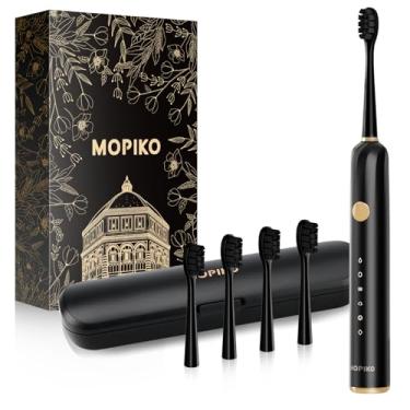 Imagem de MOPIKO Escova de dentes elétrica Black Sonici para adultos