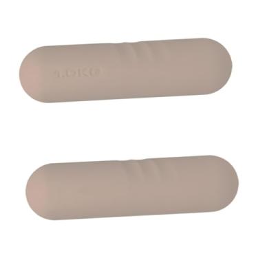 Imagem de Generic 2 peças halteres barra de peso de mão 1 kg equipamento de ginástica em casa halteres pesos de mão crianças adultos para dança cardiovascular barra, Marrom Acinzentado