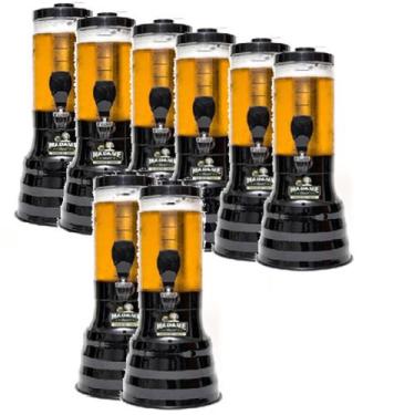 Imagem de 8 Torres De Chopp 2.2 Litros 16 Refil Base Giratória 360 Alça - Geral