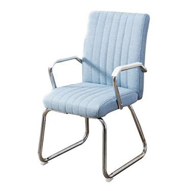 Imagem de Computador ergonômico escritório computador arco pé executivo fácil montagem alta mesa de tecido para dormitório estudantil sala de reuniões