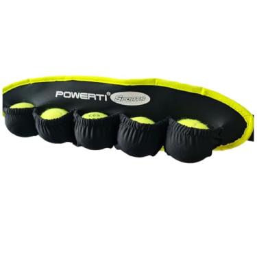 Imagem de XINGLIREN Pochete de tênis, pochete moderna de pickleball, fitness, corrida, cinco conjuntos de celular, equipamento de treinamento de tênis de pickleball, marrom, NY-0529