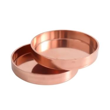 Imagem de 1/10.2 cm 3/20.3 cm 1/5.1 cm 2.5 cm -8.9 cm 15 16 19 22 25-89mm ID tampa de extremidade de cobre puro alimentação solda tampa de copo encanamento montagem ar condicionado (38 mm x 1,2 mm 1 peça)