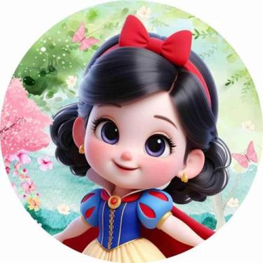 Imagem de Capa Mini Painel 50cm Veste Facil Decoração delicada Princesa Da Neve 