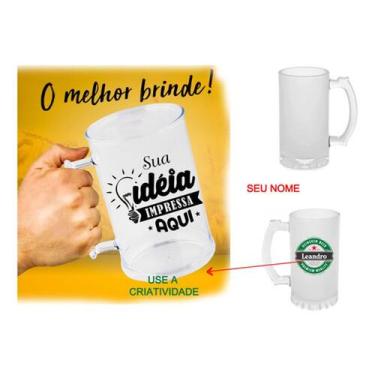 Imagem de Caneca de Chopp Jateada Fosca - Premium