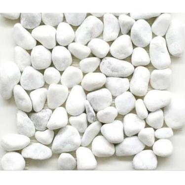 Imagem de Pedra branca decoração para jardim sc 15 kg