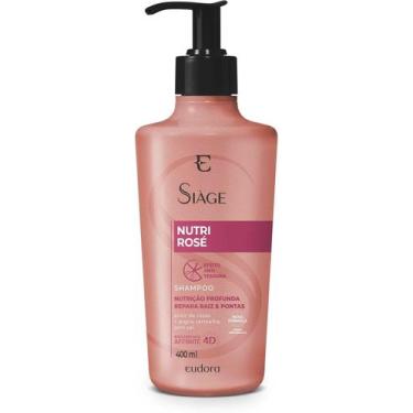 Imagem de Shampoo Eudora Siàge Nutri Rosê 400ml