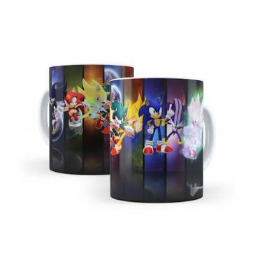 Imagem de Caneca Sonic Personagens 325 ml - Pomps Geek
