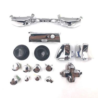 Imagem de Bumpers Triggers boné com botões de polegar DPad LB RB LT RT para controle Xbox One Slim Xbox One S – prata cromada