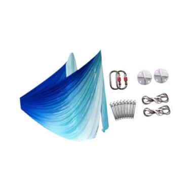 Imagem de oshhni Kit de Inversão para Pilates com Rede E Hardware para Treinamento em Casa, Azul Branco