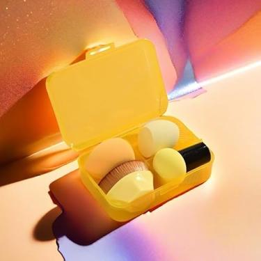 Imagem de Conjunto de esponja de maquiagem definitivo – Kit de 4 peças com estojo de viagem, esponjas macias e duráveis, esponja de alça e pincel de base 47