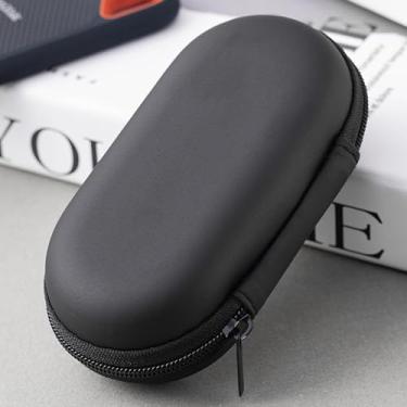 Imagem de Capa oval para disco rígido externo, capa pequena à prova de choque para Miyoo Mini Plus, pen drives, cabos, bolsas e capas ideais para disco rígido de computador para viagens